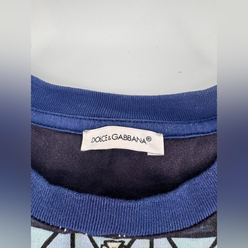 Dolce & Gabbana Royal King Shirt Tee Kids Boys Girls Italy - Picture 3 of 5